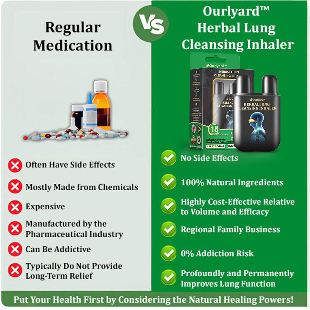 ✅Official Store:Ourlyard® Herbal Lung Cleansing Inhaler 👑(💝 Cough, wheezing, shortness of breath, sputum, stuffy nose, bronchitis, bronchitis, allergy symptoms, lung discomfort💝)
