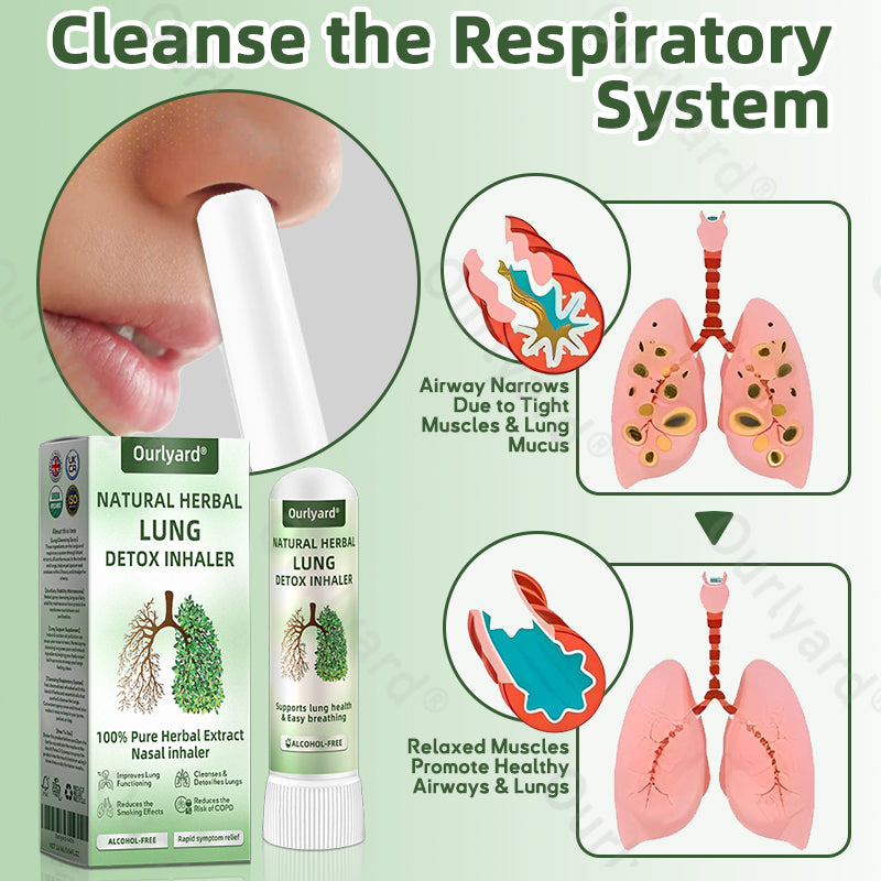 ✅Official Store:Ourlyard® Mullein Lung Detox Inhaler(💝 Cough, wheezing, shortness of breath, sputum, stuffy nose, bronchitis, bronchitis, allergy symptoms, lung discomfort💝)