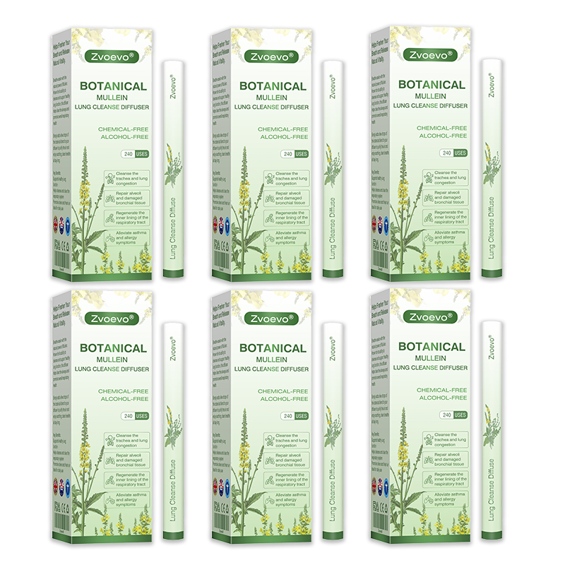 ✅UK Owned and Operated：Zvoevo® Botanical Mullein Lung Cleanse Diffuser
