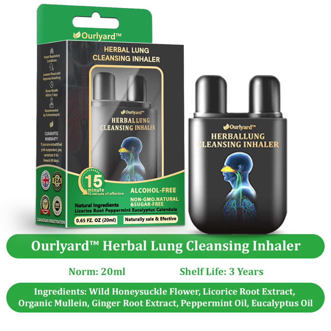 ✅Official Store:Ourlyard® Herbal Lung Cleansing Inhaler 👑(💝 Cough, wheezing, shortness of breath, sputum, stuffy nose, bronchitis, bronchitis, allergy symptoms, lung discomfort💝)