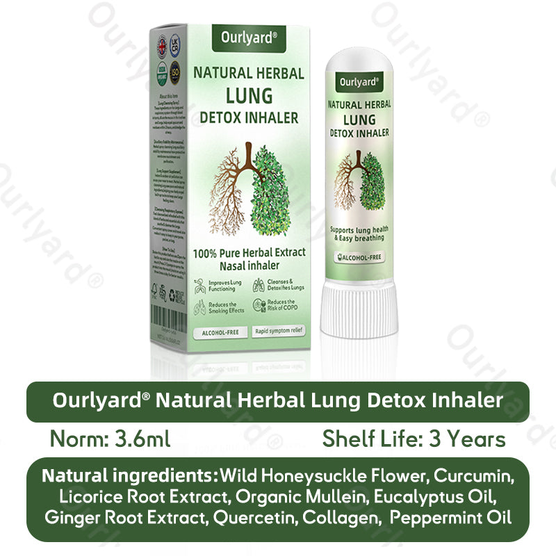 ✅Official Store:Ourlyard® Mullein Lung Detox Inhaler(💝 Cough, wheezing, shortness of breath, sputum, stuffy nose, bronchitis, bronchitis, allergy symptoms, lung discomfort💝)