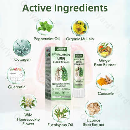 ✅Official Store:Ourlyard® Mullein Lung Detox Inhaler(💝 Cough, wheezing, shortness of breath, sputum, stuffy nose, bronchitis, bronchitis, allergy symptoms, lung discomfort💝)